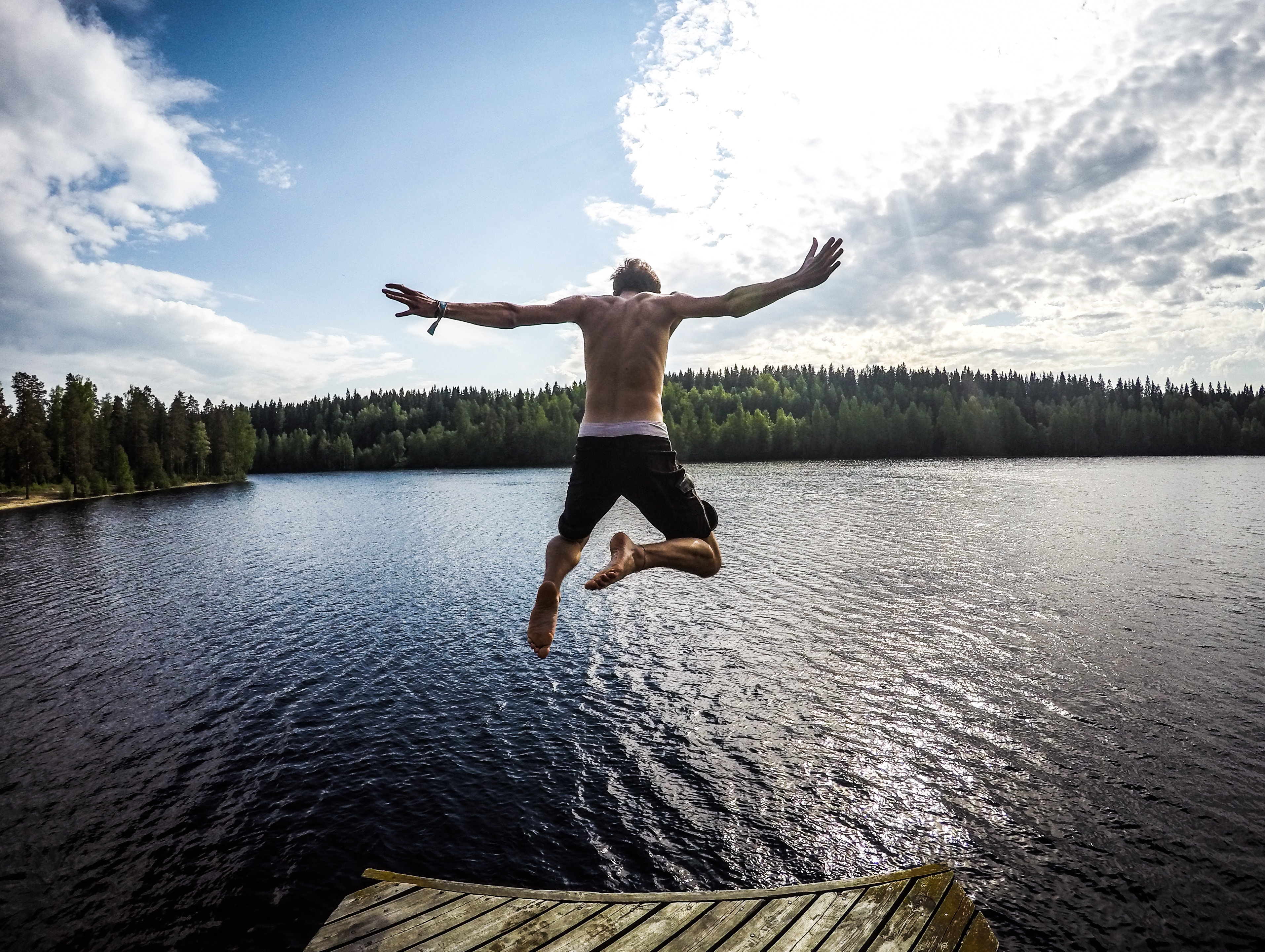 lake swimming